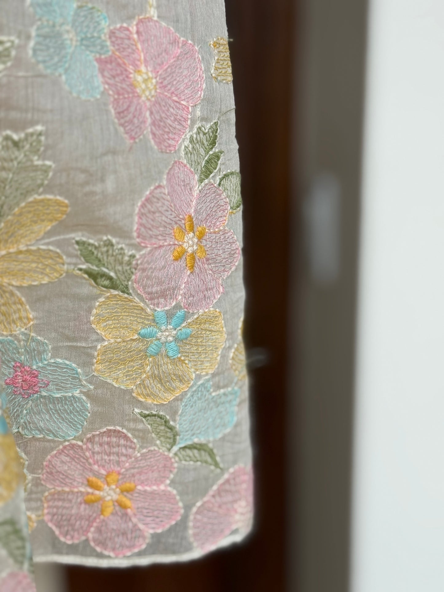 Marine Blouse — Pastel Garden