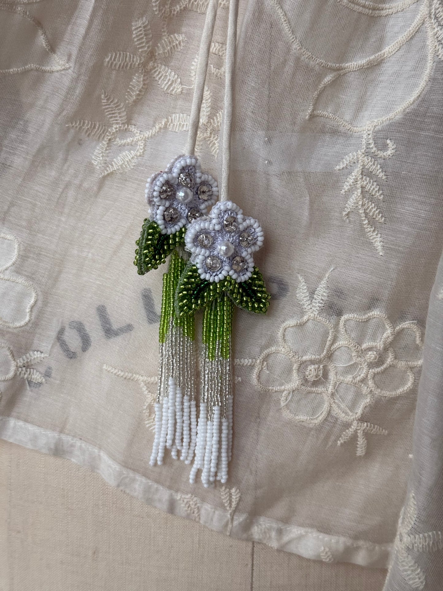Colaba Blouse — Ivory Pintuck