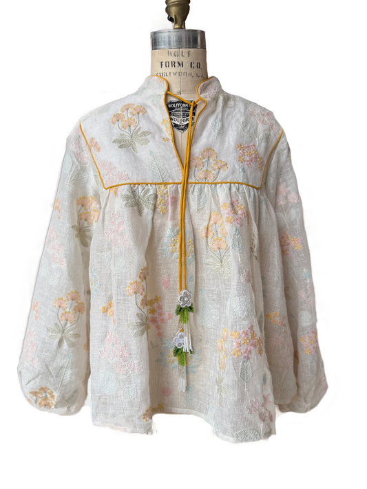 Colaba Blouse — Marigold