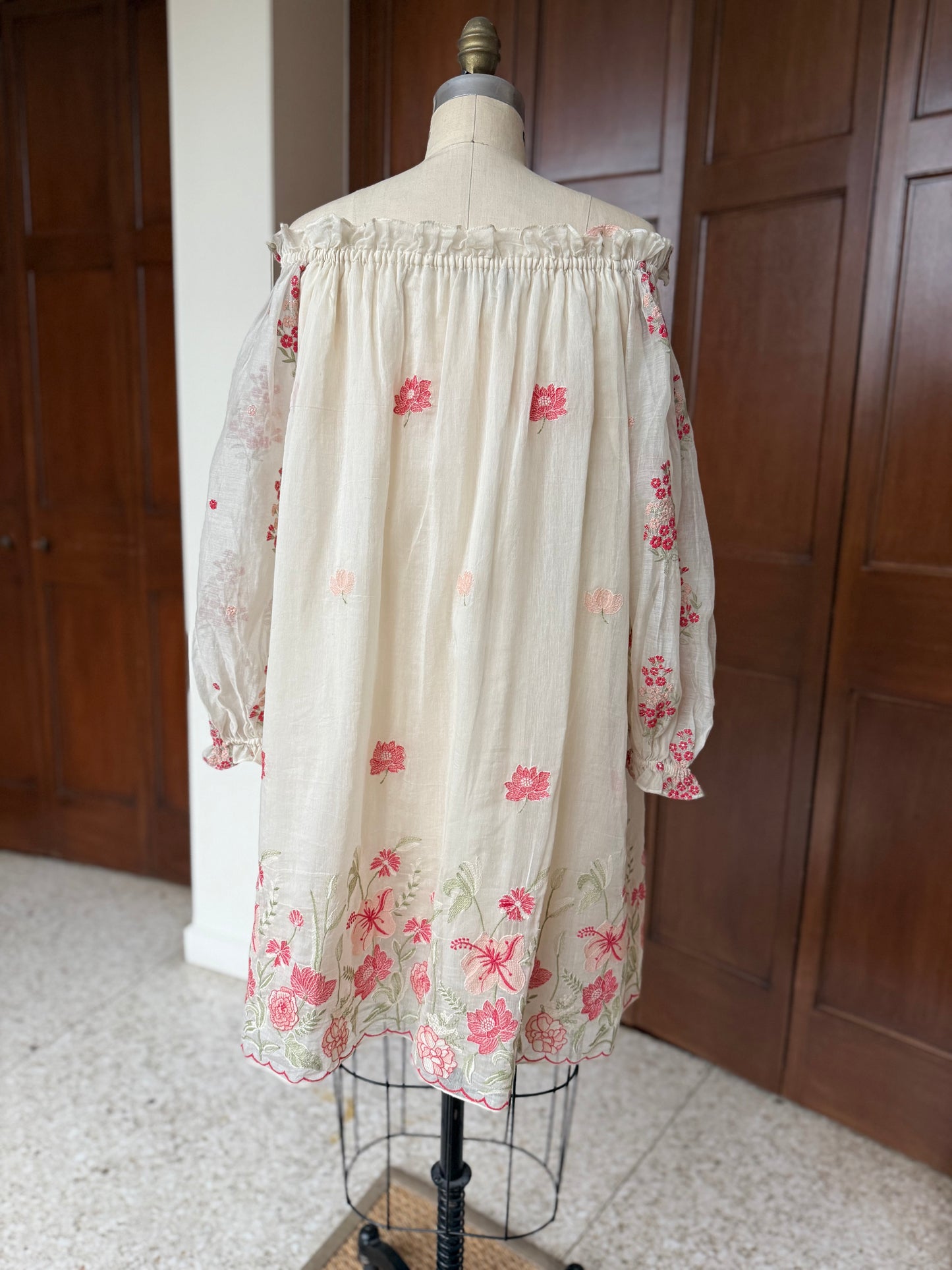 Marine Dress — Coral Bloom